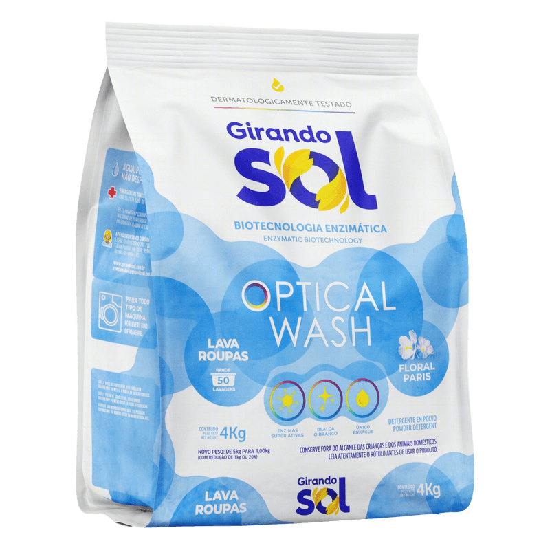 Lava-Roupas-em-Po-Floral-Paris-Girando-Sol-Optical-Wash-Pacote-4kg