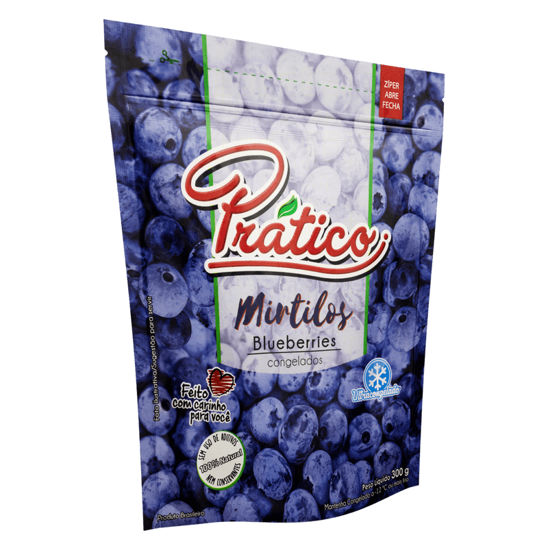 mirtiloblueberriescongeladopraticopouch300g7892018013003
