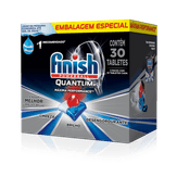 Detergente para Lava-Louças Ultimate Finish Powerball Quantum Pack com 3 Unidades de 10 Tabletes Cada Embalagem Especial