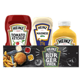 Pack Heinz Ketchup 397g + Maionese 215g + Mostarda 255g