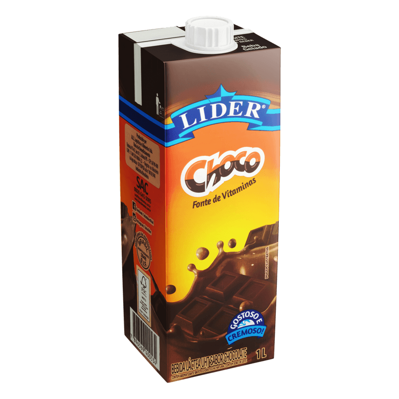 Bebida-Lactea-UHT-Chocolate-Lider-Choco-Caixa-1l