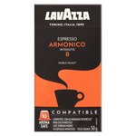 Cafe-em-Capsula-Espresso-Armonico-100--Arabica-Lavazza-Caixa-com-50g-de-10-Unidades