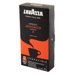 Cafe-em-Capsula-Torrado-e-Moido-Espresso-Armonico-100--Arabica-Lavazza-Caixa-50g-10-Unidades