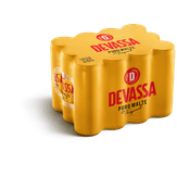 Cerveja Lager Puro Malte Tropical Devassa Pack 12 Latas 350ml Cada