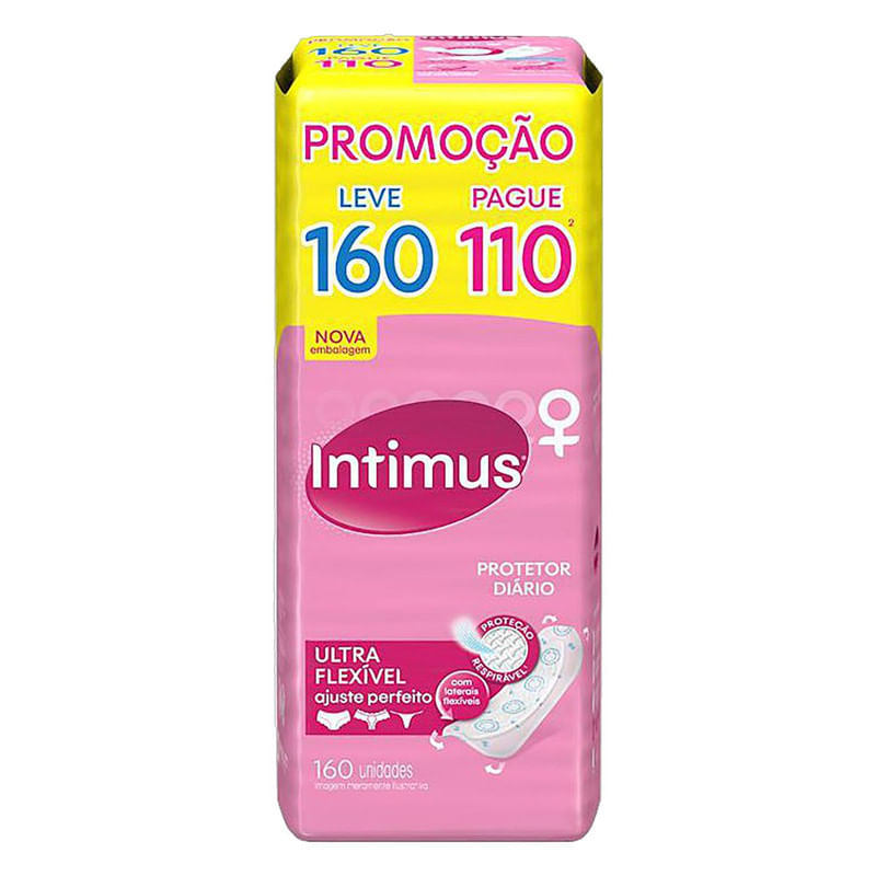 Protetor-Diario-Intimus-Ultra-Flexivel-Pacote-Leve-160-Pague-110-Unidades
