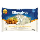 Bolinho De Bacalhau Congelado Riberalves Pacote 360g