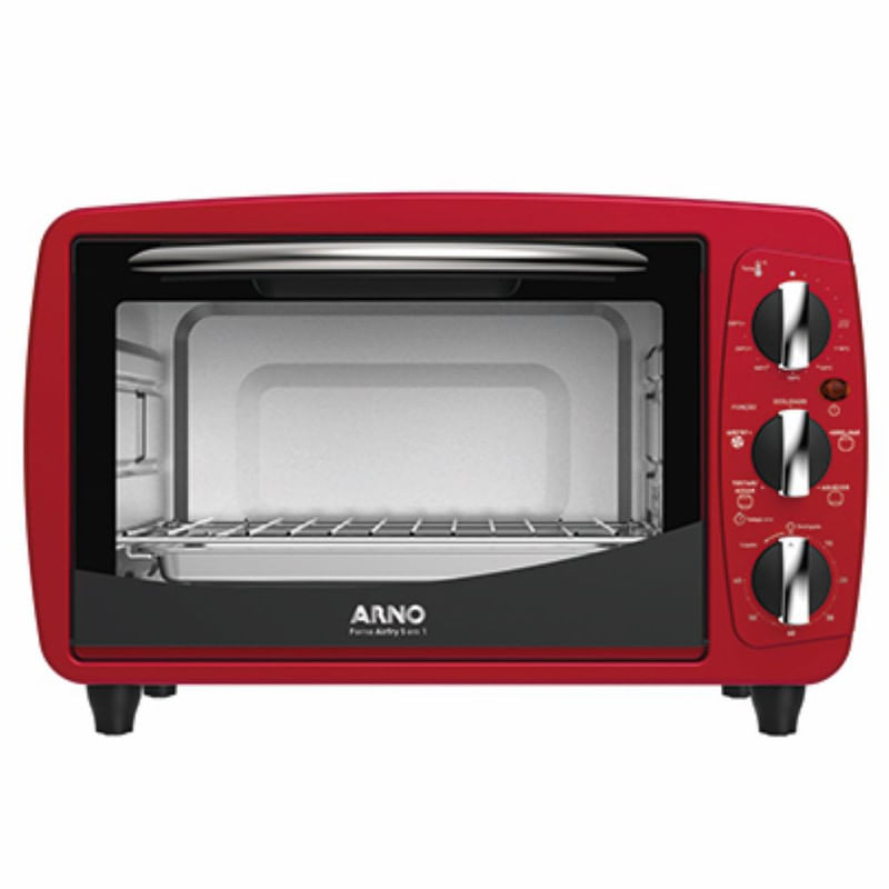 Forno-Air-Fry-20l-127V-Vermelho-5-em-1--Arno