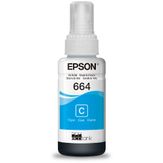 Garrafa para Ecotank T664220AL 664 Ciano Epson