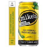 Bebida Alcoólica Mista Gaseificada Limão Mike's Pack  12 Latas de 269ml Cada