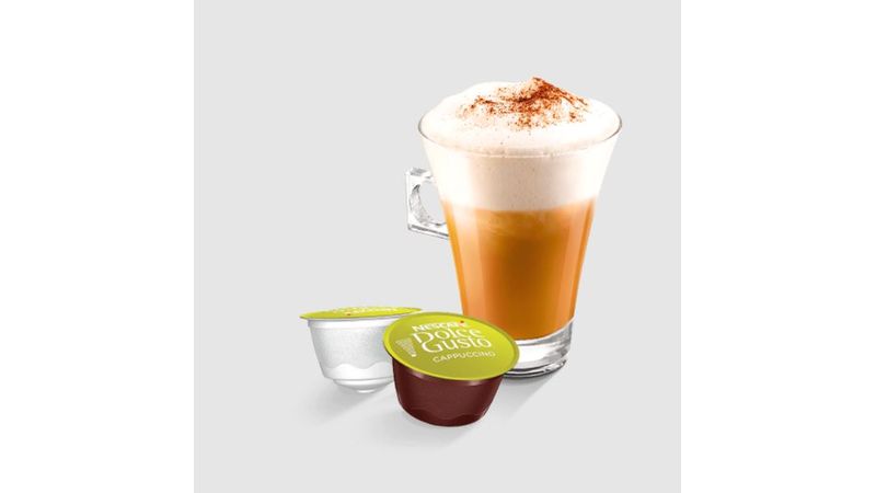 Cápsula de Café Cappuccino Nescafé Dolce Gusto Caixa com 16 Unidades 23,5g  Cada