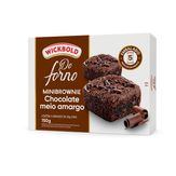 Mini Brownie Chocolate Meio Amargo Do Forno Wickbold Caixa 150g