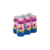 iogurte frutas vermelhas fazenda bela vista pack com 6 unidades 180g cada