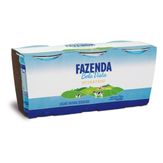 Iogurte Natural Desnatado Tradicional Fazenda Bela Vista Pack 3 Unidades 170g Cada