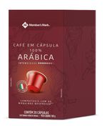 Cafe-em-Capsula-100--Arabica-Compativel-com-Nespresso-Member-s-Mark-Caixa-20-Unidades-de-5g-Cada