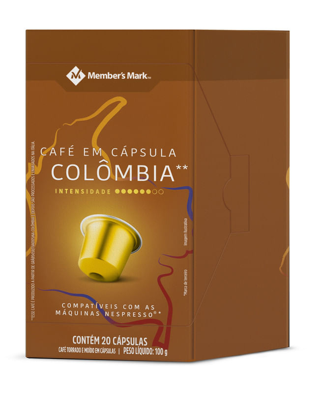 Cafe-em-Capsula-Colombia-Compativel-com-Nespresso-Member-s-Mark-Caixa-20-Unidades-de-5g-Cada