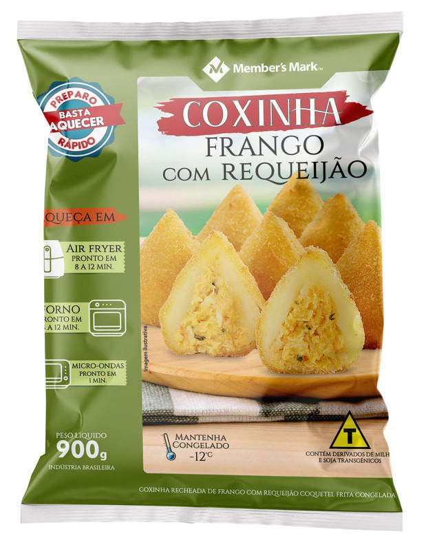 Coxinha-de-Frango-com-Requeijao-Member-s-Mark-Pacote-900g