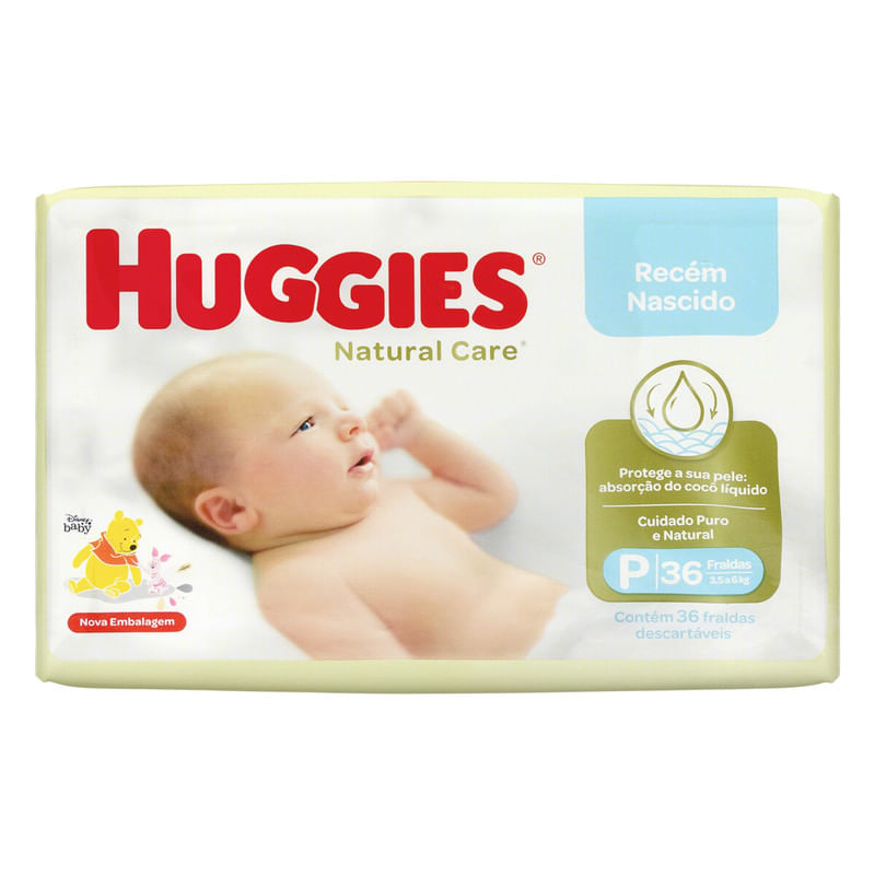 Fralda-Descartavel-Natural-Care-Recem-Nascido-P-Huggies-Pacote-com-36-Unidades