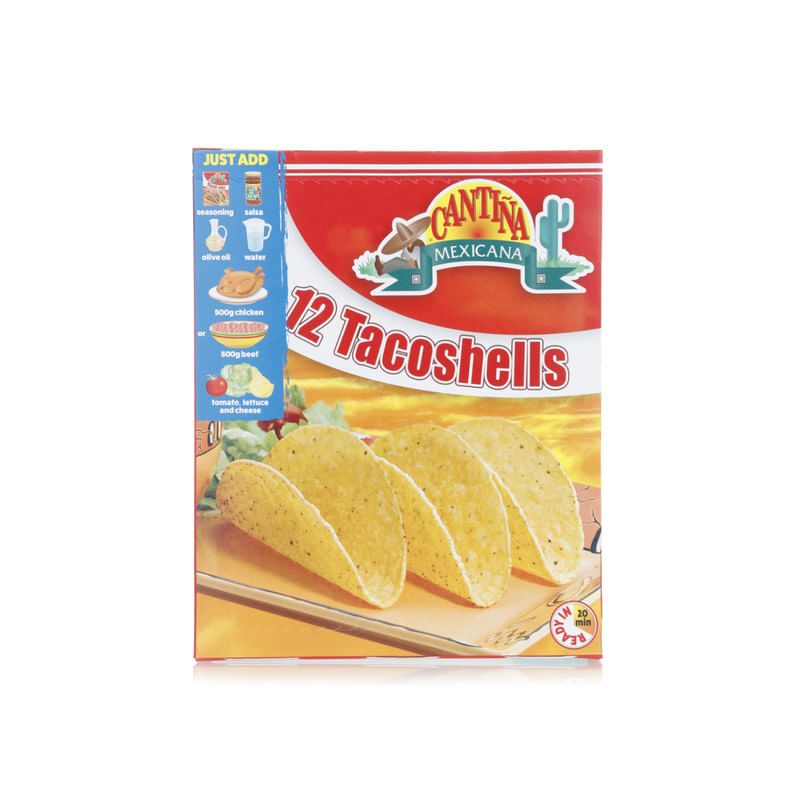 Kit-12-Tacoshells-Cantina-Mexicana-Caixa-140g