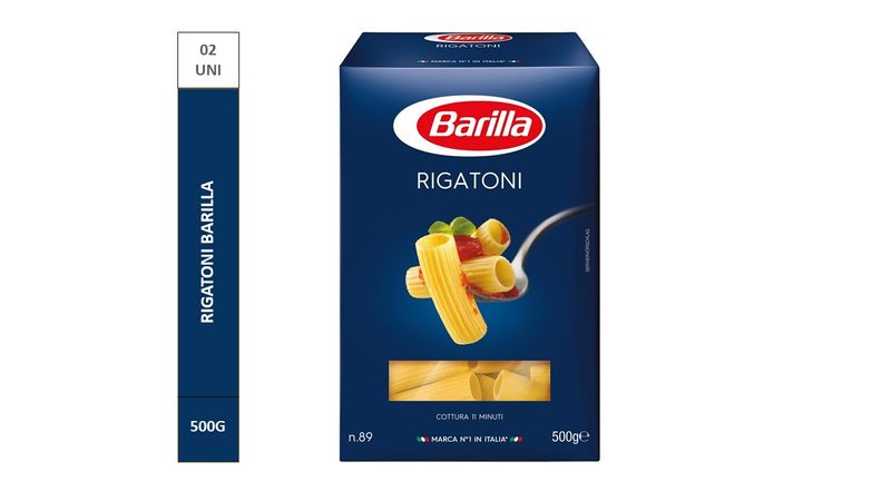 Massa-Rigatoni-Grano-Duro-Barilla-Pack-2-Caixas-500g-Cada