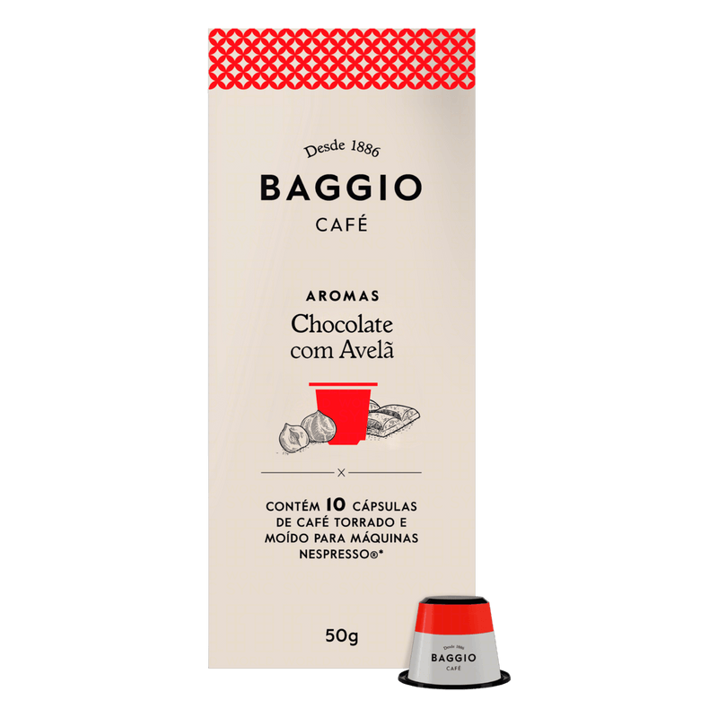Cafe-em-Capsulas-Chocolate-com-Avela-Baggio-Caixa-10-Unidades-50g-