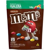 Confeito de Chocolate ao Leite M&M's Pacote 148g Para Galera