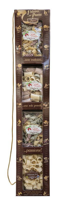 Macarrao-Artesanal-100--Grano-Italiano-La-Pasta-Gragnano-Kit-com-4-Massas-de-500g-Cada