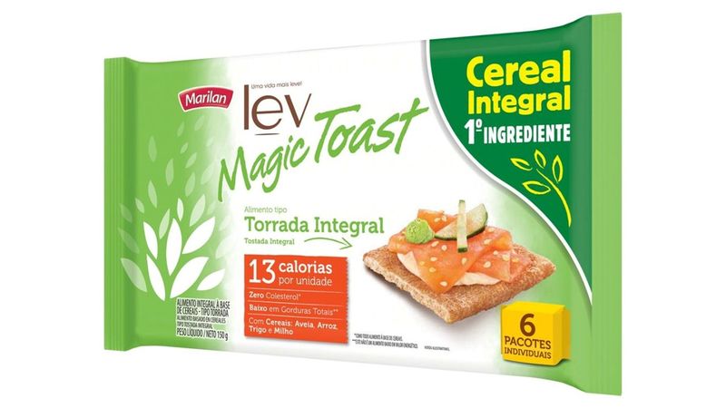 Torrada-Integral-Integral-Magic-Toast-Lev-Marilan-Pacote-150g