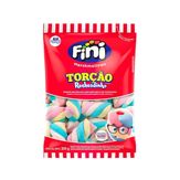 Marshmallows Torção Recheadinho de Morango Fini Pacote 250g