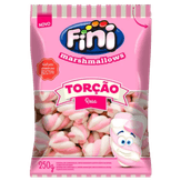 Marshmallows Torção Rosa Fini Pacote 250g