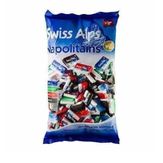 Bombons de Chocolate ao Leite Sortido Swiss Alps Napolitains Pacote 500g