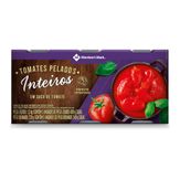 Tomates Pelados Inteiros em Suco de Tomate Member's Mark Pack com 3 Unidades de 240g Cada