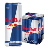 Energético Red Bull Pack com 4 Latas 250ml