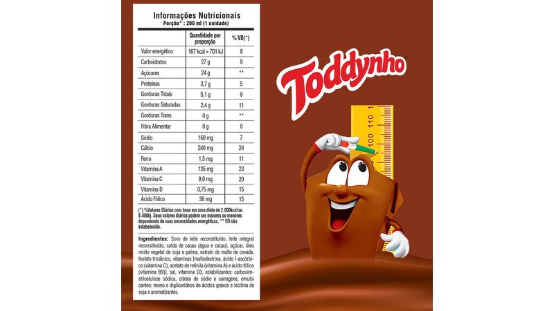 Chocolate 200ml (27 Units) Toddynho