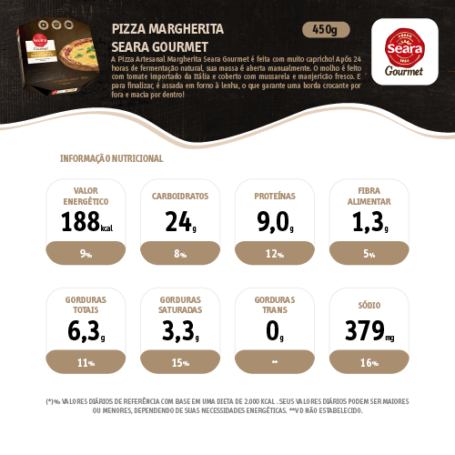 Pizza-Artesanal-Margherita-Seara-Gourmet-450g
