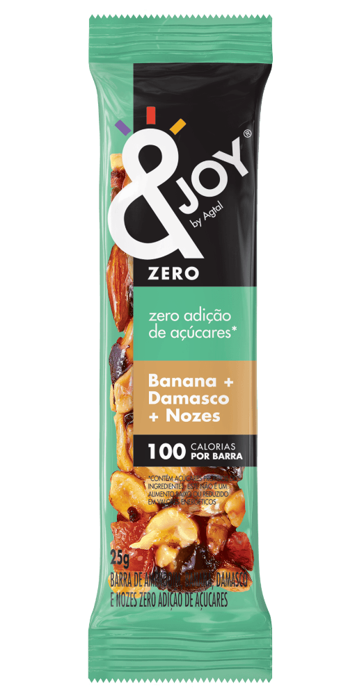 Barra-de-Cereal-Banana---Damasco---Nozes-Zero-Acucares--Joy-Caixa-12-Unidades-de-25g-Cada