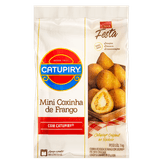 Mini Coxinha Congelada Pré-Frita Frango com Catupiry Festa Pacote 1kg