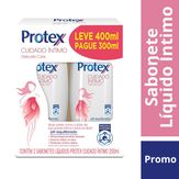 Sabonete Líquido Íntimo Delicate Care Protex Cuidado Íntimo Pack com 2 Unidades 200ml Cada Leve 400ml Pague 300ml