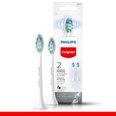 Refil para Escova de Dente Elétrica SonicPro Limpeza Profunda Philips Colgate com 2 Unidades