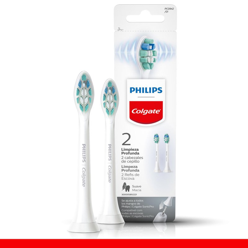 Refil-para-Escova-de-Dente-Eletrica-SonicPro-Limpeza-Profunda-Philips-Colgate-com-2-Unidades