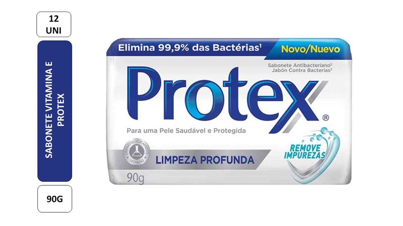 Sabonete-Limpeza-Profunda-Vitamina-E-Protex-Pack-com-12-Unidades-de-85g-Cada