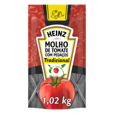 Molho de Tomate Tradicional Heinz Sachê 1,02kg