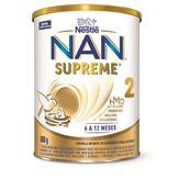 Fórmula Infantil para Lactentes Nan Supreme 2 Nestlé Lata 800g