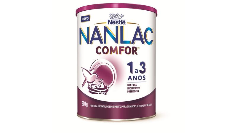 Fórmula Infantil para Lactentes Nanlac Comfor Nestlé Lata 800g