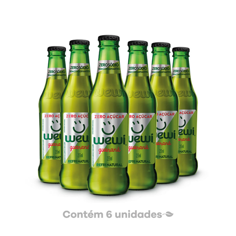 Refrigerante-Natural-Guarana-Zero-Wewi-Pack-com-6-Unidades-255ml-cada