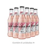 Água Tônica Rosé Orgânica Wewi Pack 6 Unidades 255ml Cada