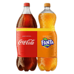 Kit-Refrigerante-Coca-Cola---Fanta-Laranja-Garrafa-2L-Cada