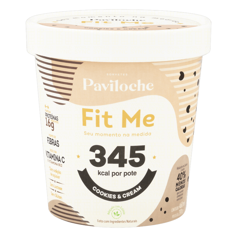 Sorvete-Cookies-e-Cream-Fit-Me-Paviloche-Pote-460ml