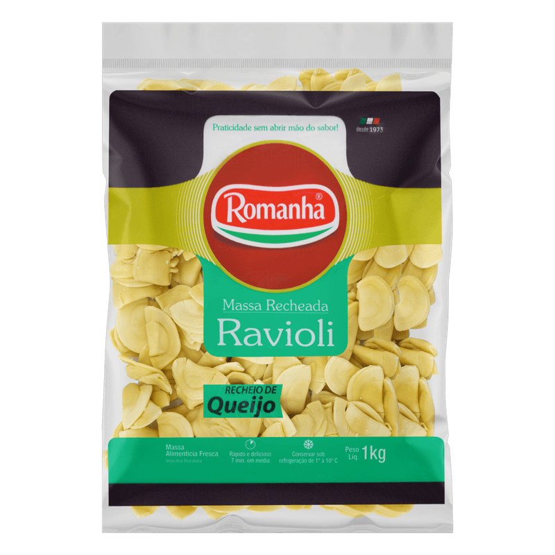 Ravioli-Recheio-Queijo-Romanha-Pacote-1kg