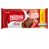 Chocolate ao Leite com Biscoito Duo Cookie Nestlé Classic Pacote 150g