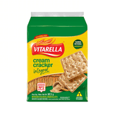 Biscoito Cream Cracker Integral Vitarella Pacote 367,5g